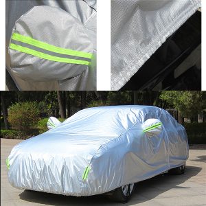 Pecham Car Cover Waterproof All Weather Upgraded UV Protection Sedan Cover Universal Outdoor-XL