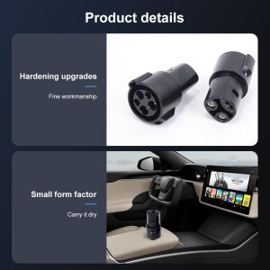 Pecham Electric Vehicle Charging Adapter Type1 J1772 to Teslas Model X Y 3 S for EV Charger Connector EVSE Conversion Gun Socket